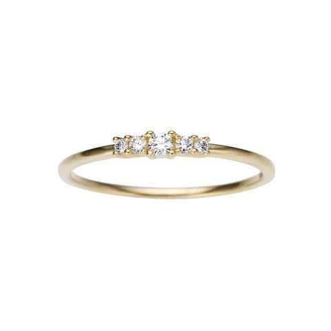Firetti Diamantring Schmuck Geschenk Gold 333 Damenring Verlobungsring Goldring Solitär, mit Brillanten