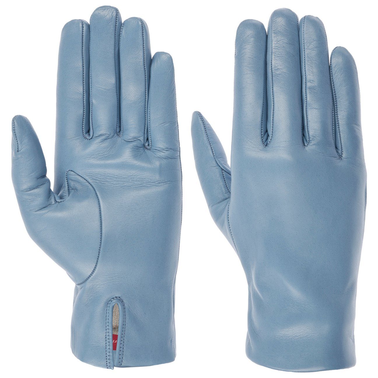 Caridei Lederhandschuhe (1-St) Fingerhandschuhe mit Futter, Made in Italy. € 94,95
