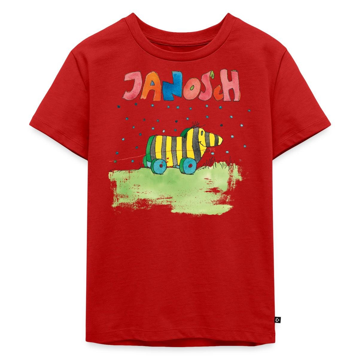 T-Shirt Janosch Tigerente Schriftzug Kinder Premium T-Shirt