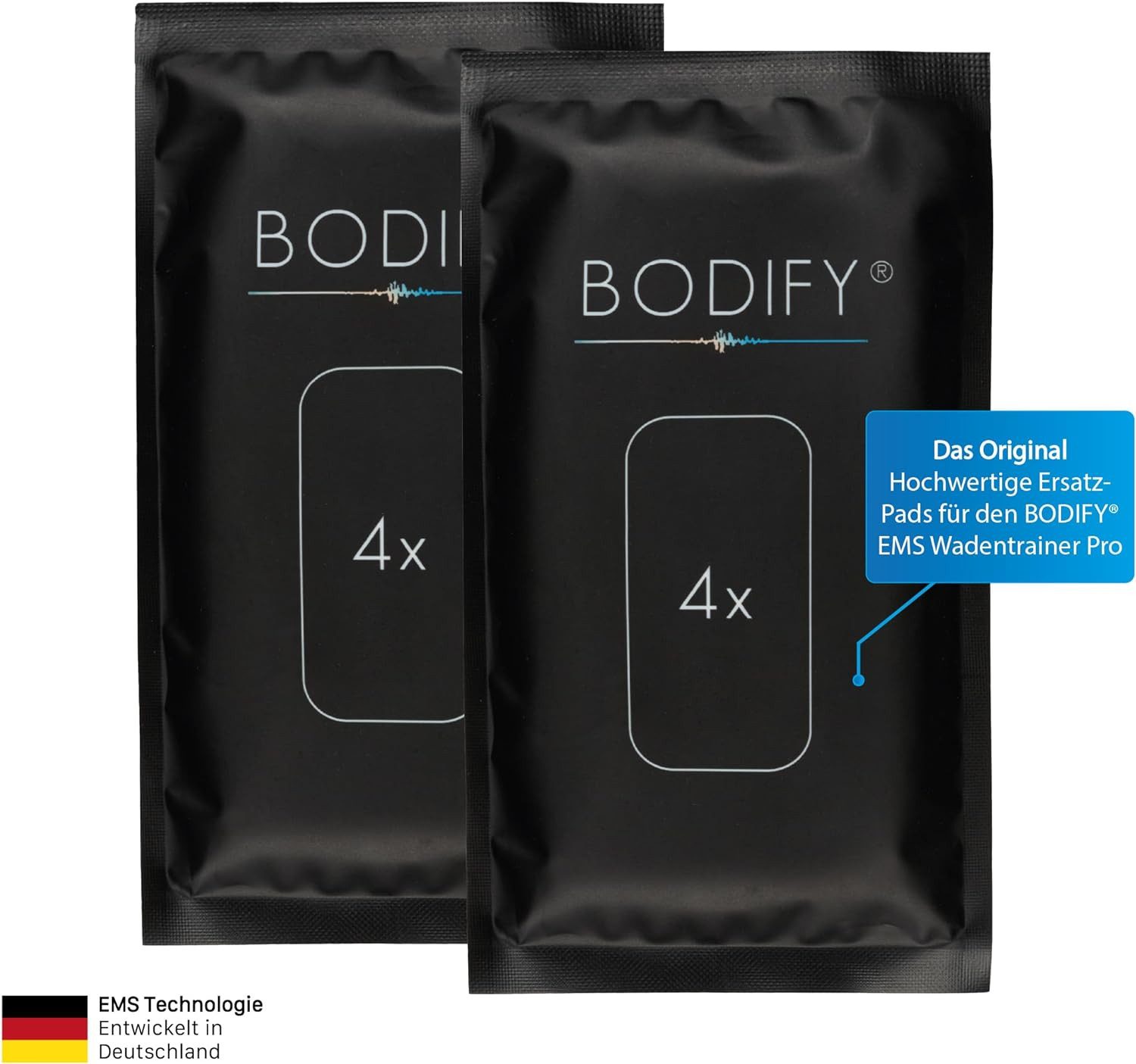 BODIFY EMS-Gerät Ersatz-Pads 2er-Set (Ohne Controller) für EMS Wadentrainer Pro, (2-tlg)
