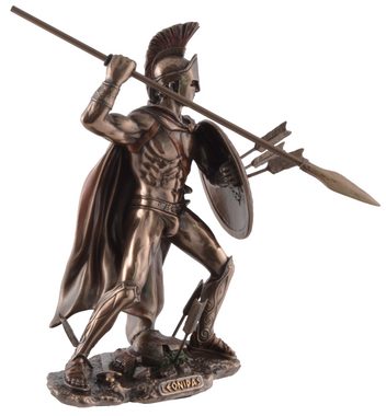 Vogler direct Gmbh Dekofigur König von Sparta Leonidas, Veronesedesign, bronziert, coloriert, Größe: L/B/H ca. 11x8x16 cm