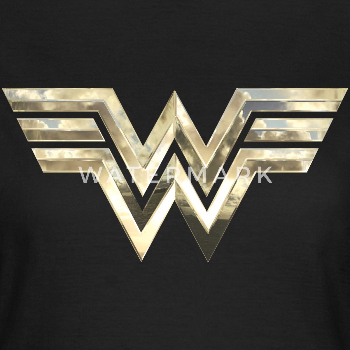 Spreadshirt T-Shirt Wonder Woman 1984 Logo Classic Gold Frauen T-Shirt (1-t günstig online kaufen