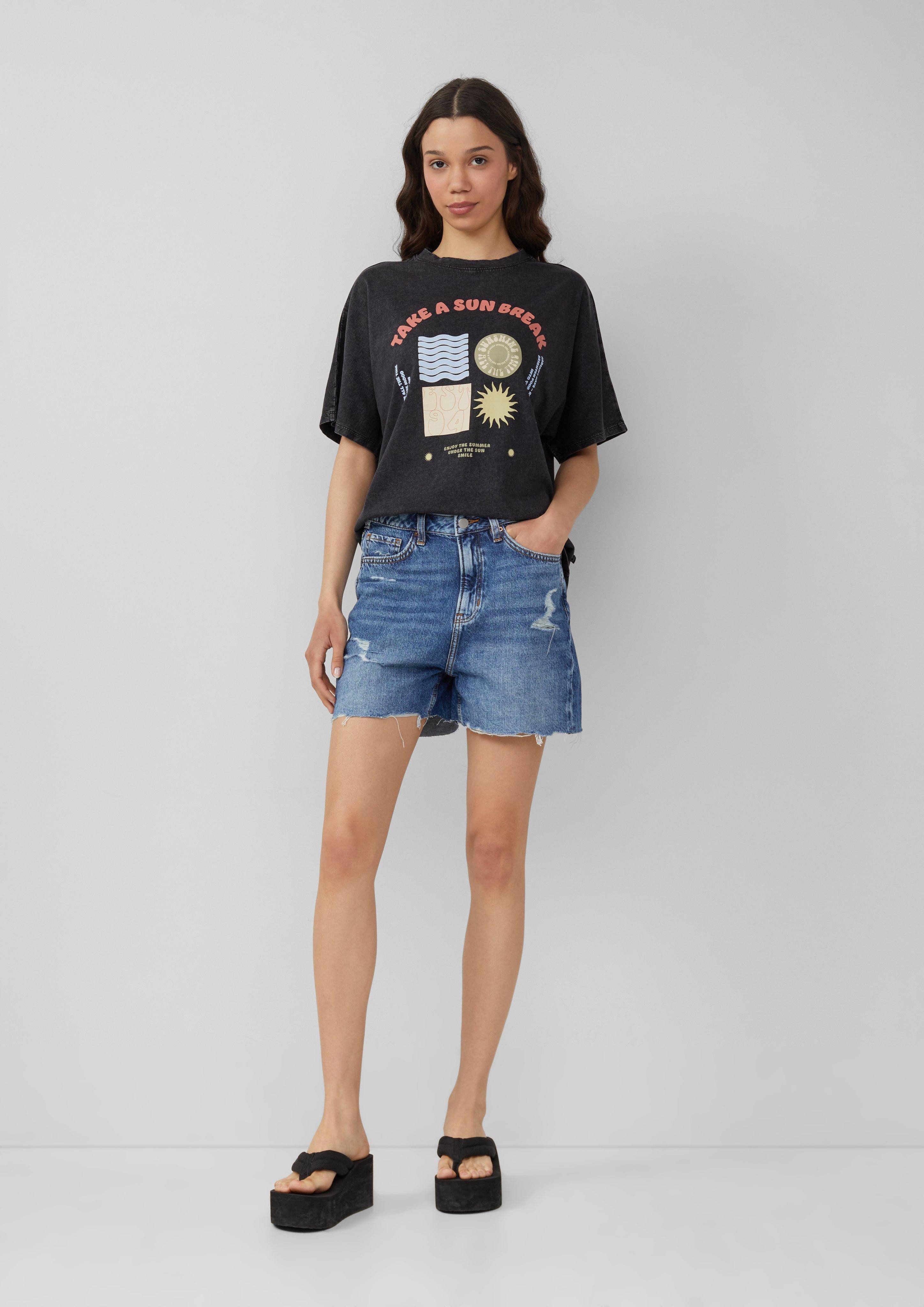 QS Shorts Jeans-Shorts Mom / Relaxed günstig online kaufen