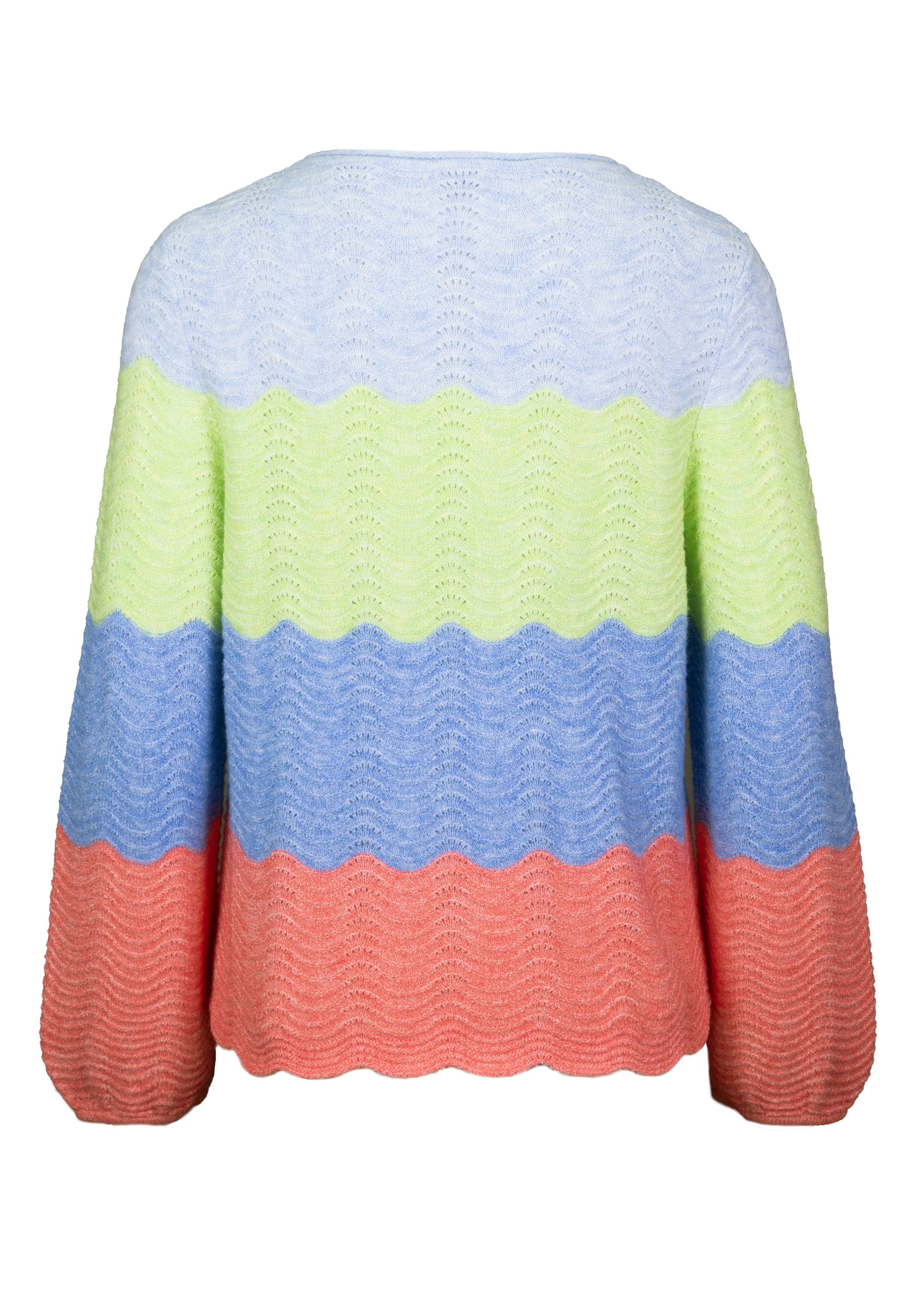 bianca Strickpullover REMIS in frischen Farben als Color-Blocking-Design