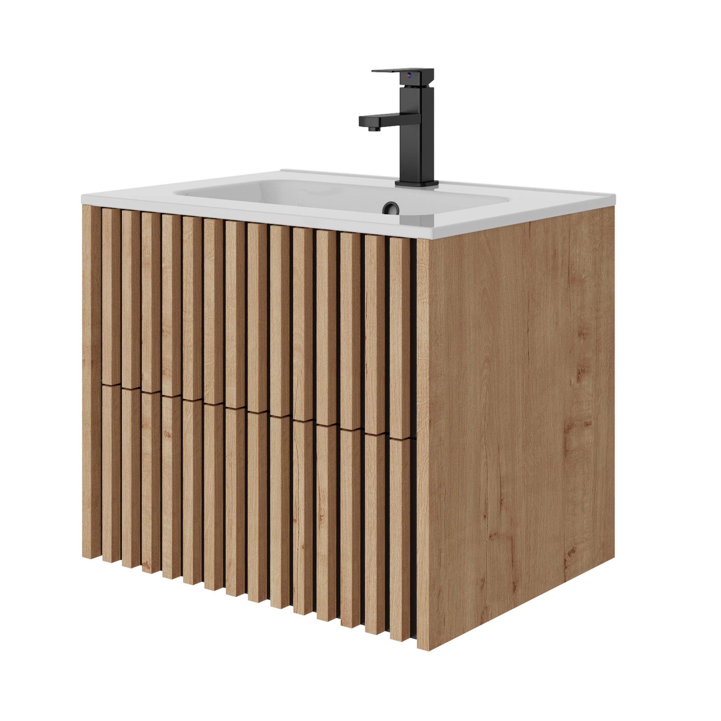 UEV Waschtisch Waschbecken mit Unterschrank set Badmöbel Gäste-WC (mit Wass günstig online kaufen