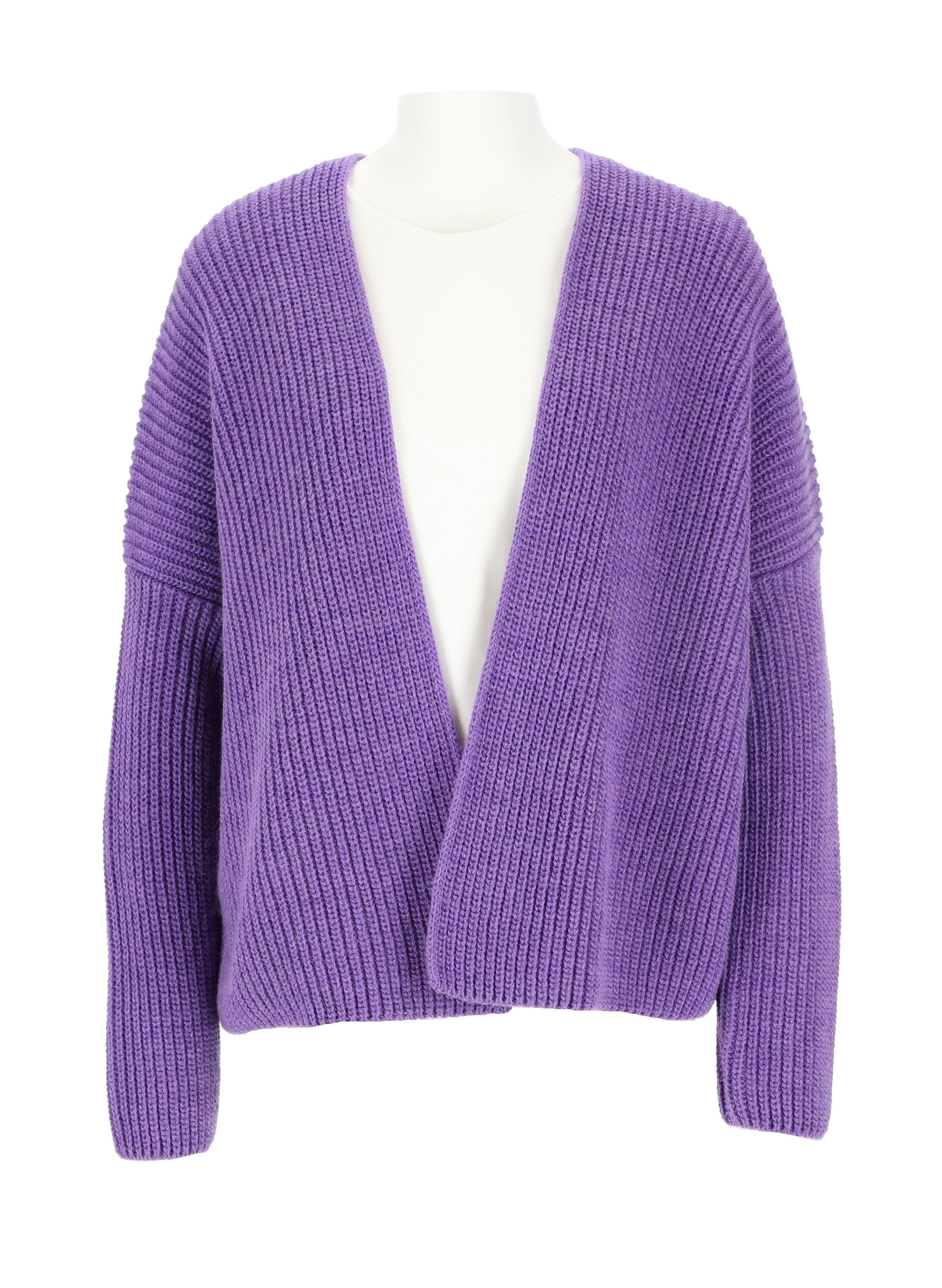 halsüberkopf Accessoires Strickjacke vorne offen aus hochwertigem Wollmix! günstig online kaufen