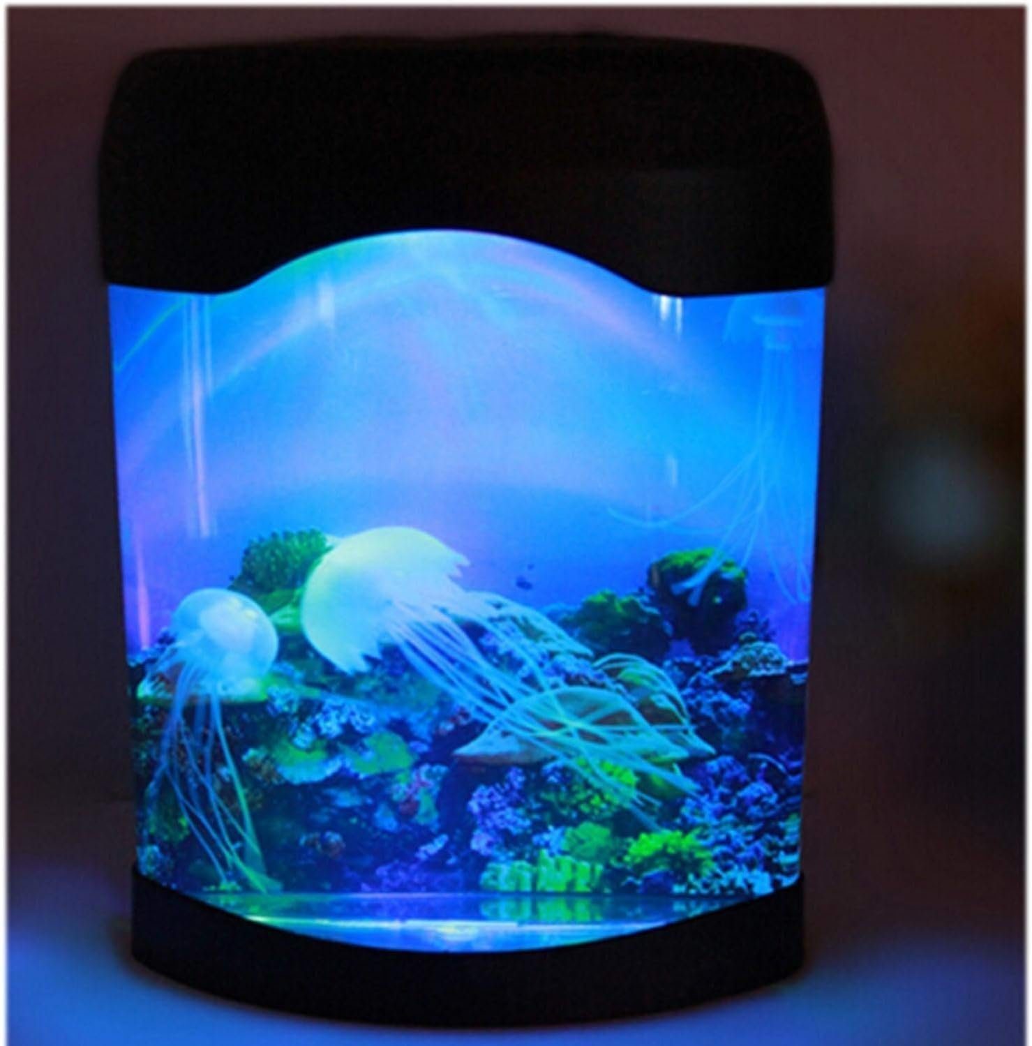 das DOPWii Buntes Nachtlicht Light, Jellyfish LED Schlafzimmer Geschenk Schreibtischlampe USB für