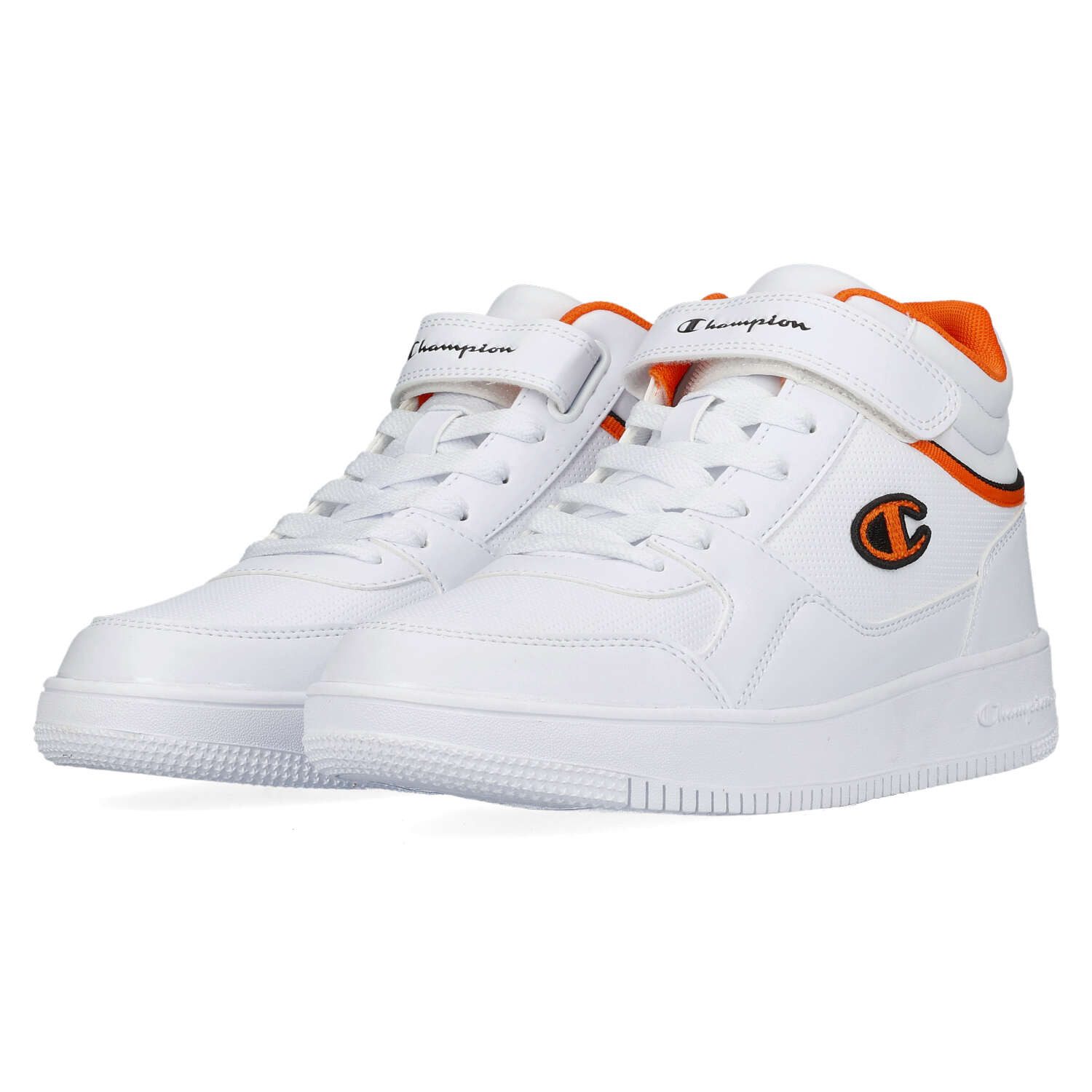 Champion Champion RD18 Mid Wht/Nbk/Orange Sneaker