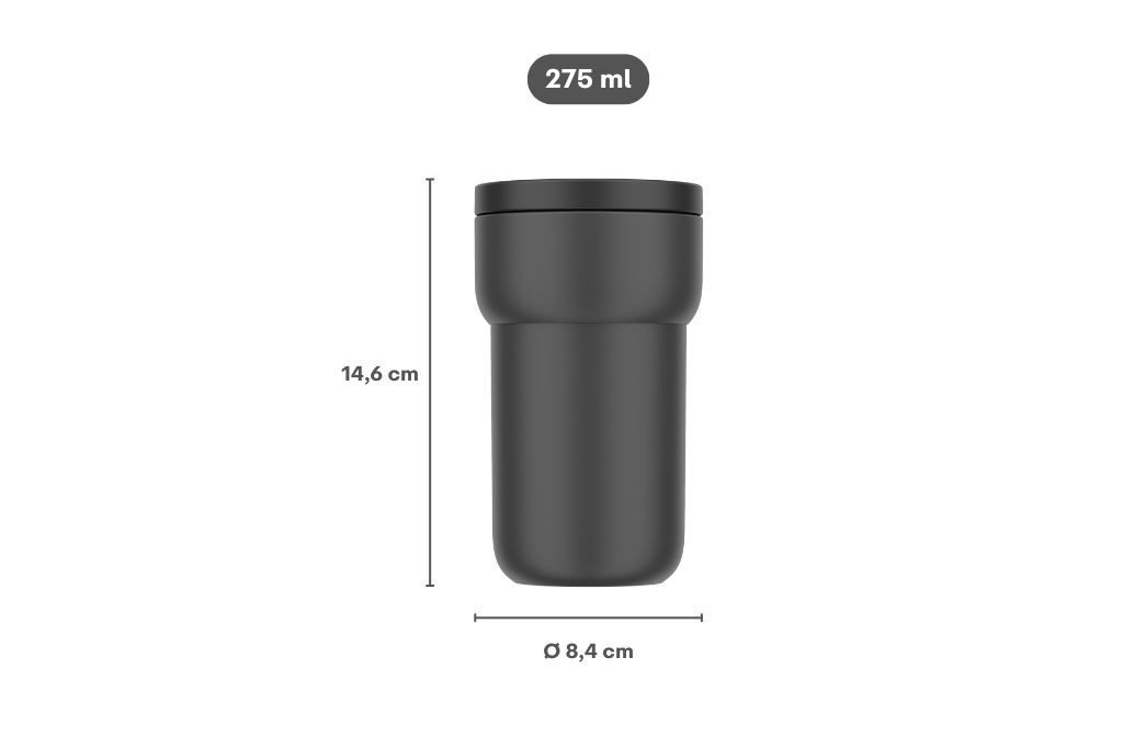 Mepal Trinkflasche Mepal Ellipse 275 ml Reisebecher - Nordic pink