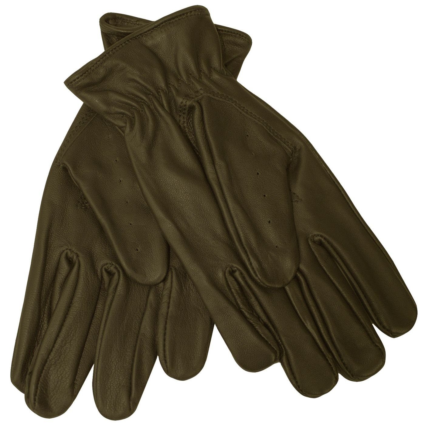 Lederhandschuhe Driving-GL2 Lederhandschuhe German Unisex Wear Taupe Leder echtes Driving Autofahrer