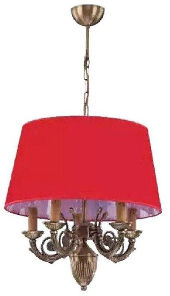 JVmoebel Люстры Klassische Wandleuchte Лампы Gold 50x80 Rot, Leuchtmittel wechselbar, Made in Europa