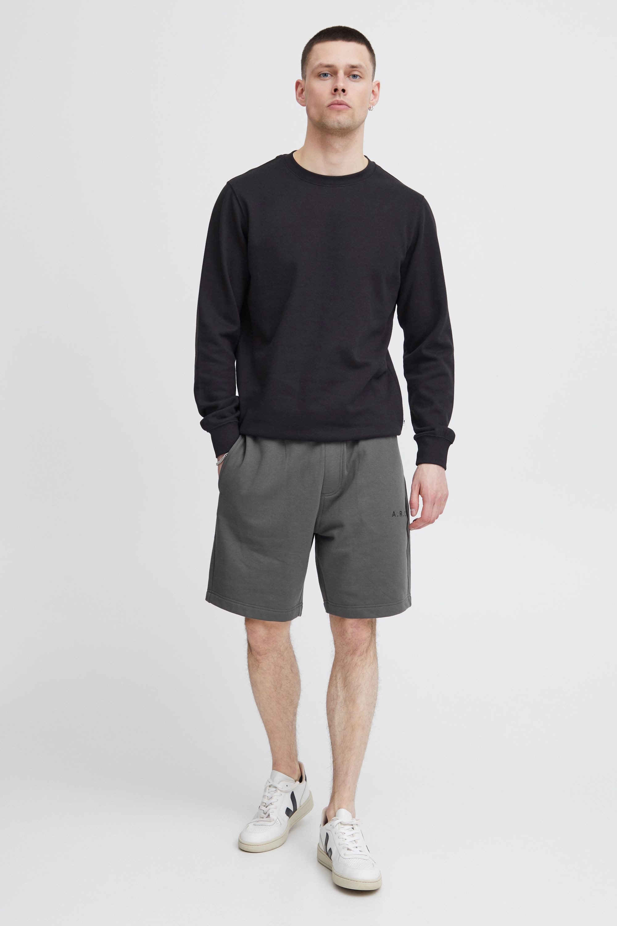 !Solid Sweatshorts SDHansi Modische locker geschnittene Joggingshorts mit P günstig online kaufen