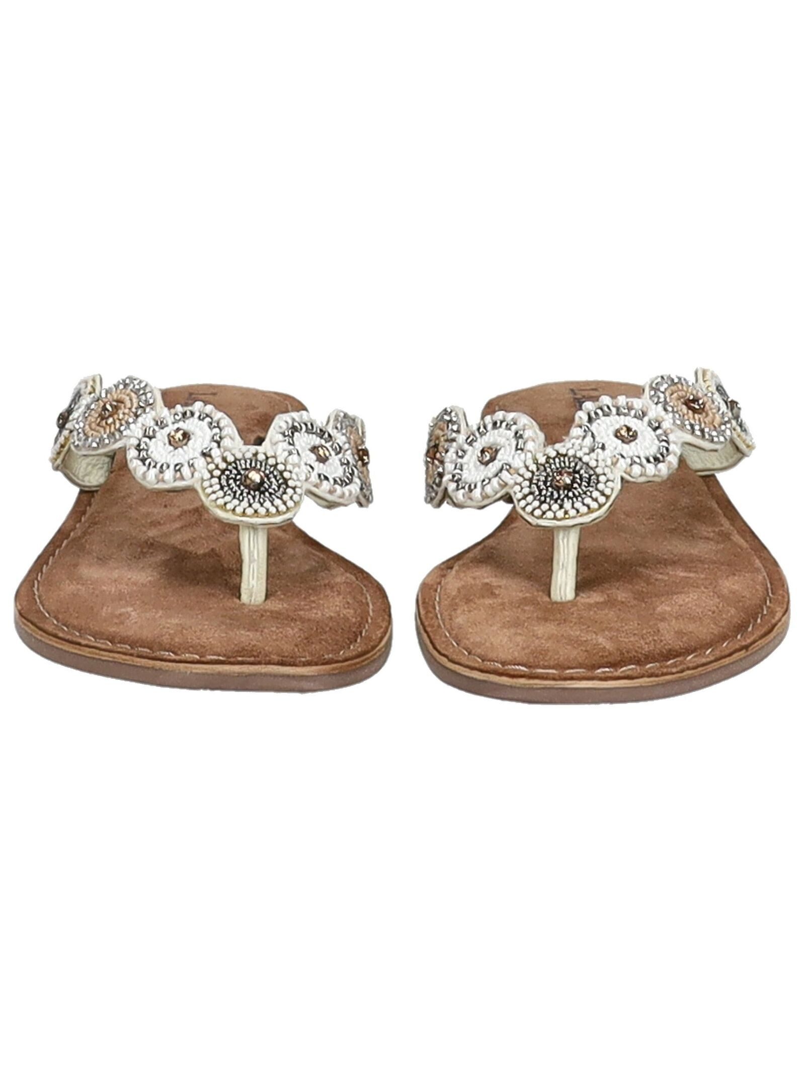 Lazamani Lazamani Sandalen Leder/Textil Zehentrenner