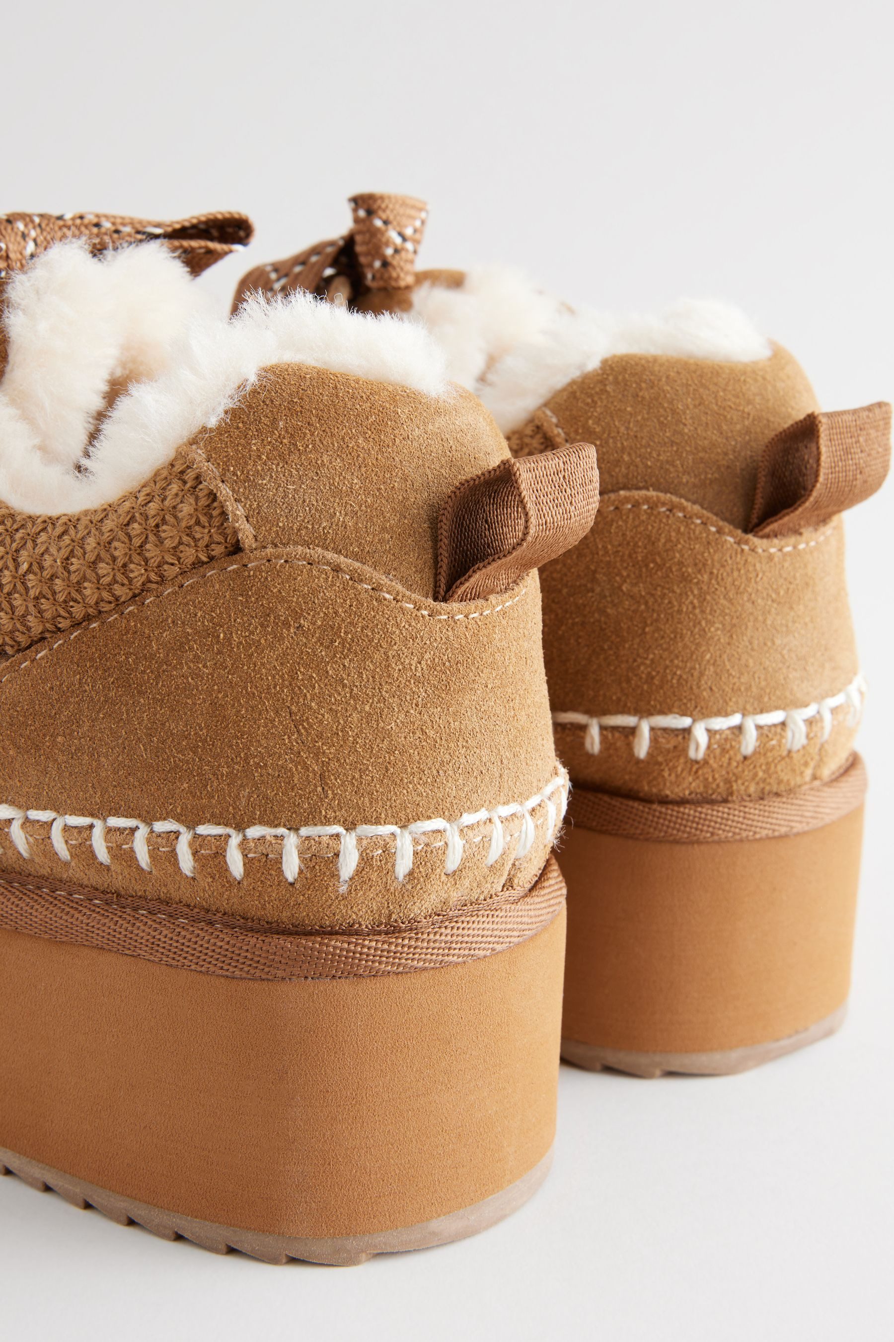 Next Forever Comfort® Schnürsneaker aus Veloursleder günstig online kaufen
