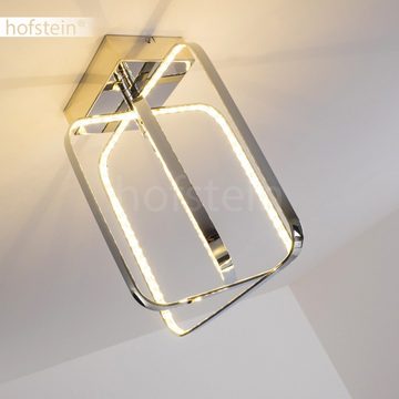 hofstein Deckenleuchte »Guttaia« Deckenlampe aus Metall in chrom, drehbaren Leuchtelementen, 3000 Kelvin, 32, 5 Watt, 1100 Lumen