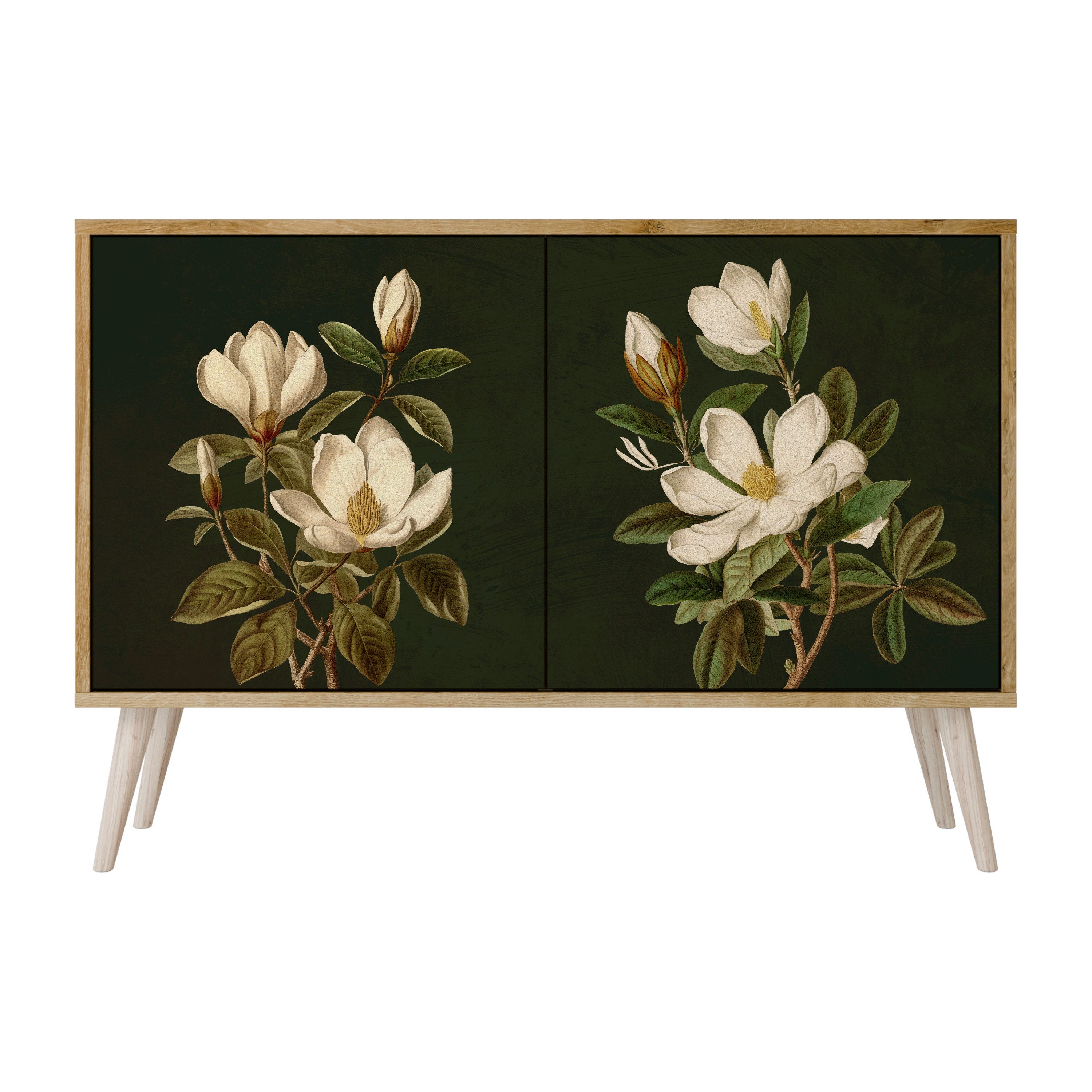 SPACEREBELS Kommode Sideboard Komodenschrank Möbel für Wohnzimmer Flur Esszimmer, mit 2 Türen oder mit 3 Türen