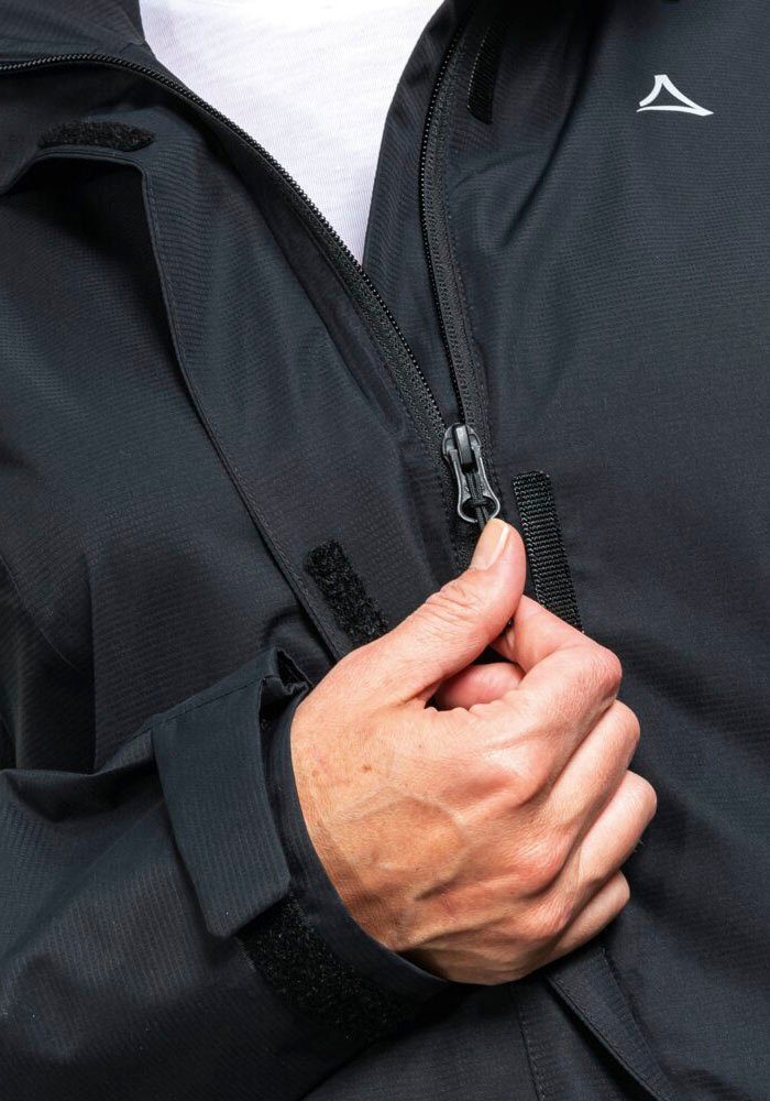 Schöffel Regenjacke Jacket Gmund L sportlicher Stil, wasserdicht, winddicht, atmungsaktiv, Übergangsjacke – Bild 4 von 5
