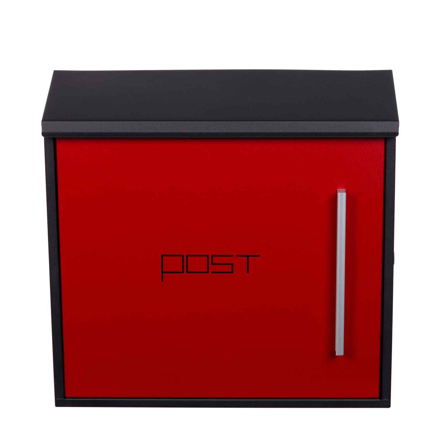 Stahl edel Birendy Design Rot Briefkasten BIRENDY Postkasten Wandbriefkasten Briefkasten HPB918NH