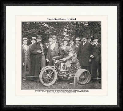 Kunstdruck Uren Kotthaus Dreirad 1900 Dion Motor Berlin Braunbeck Faks Sport 096, (1 St)