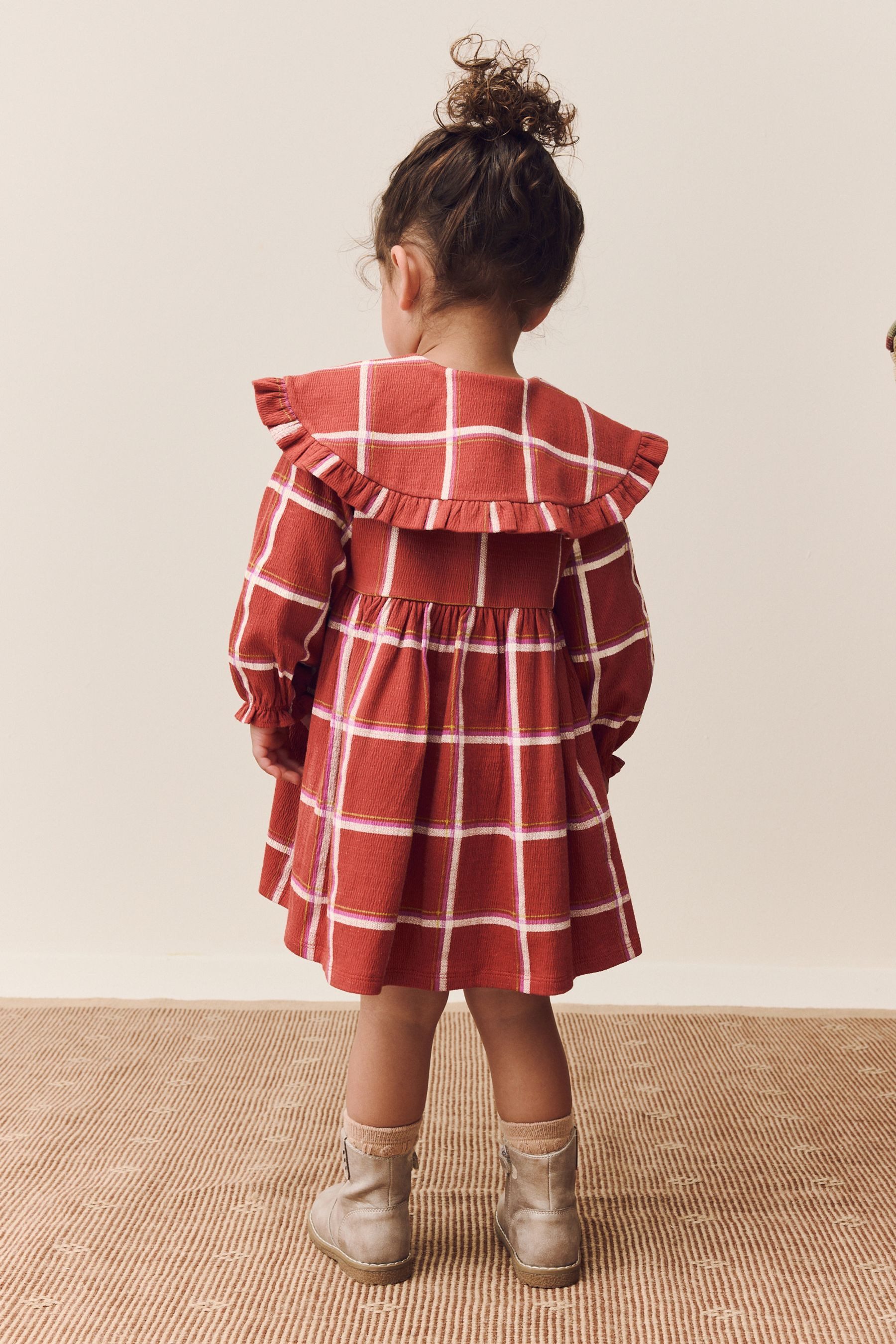 Next Jerseykleid Langarmkleid mit Kragen (1-tlg) günstig online kaufen