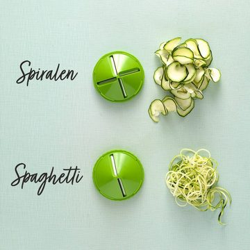 Betty Bossi Spiralschneider Maxi Spiralschneider grün, für Gemüse und Früchte