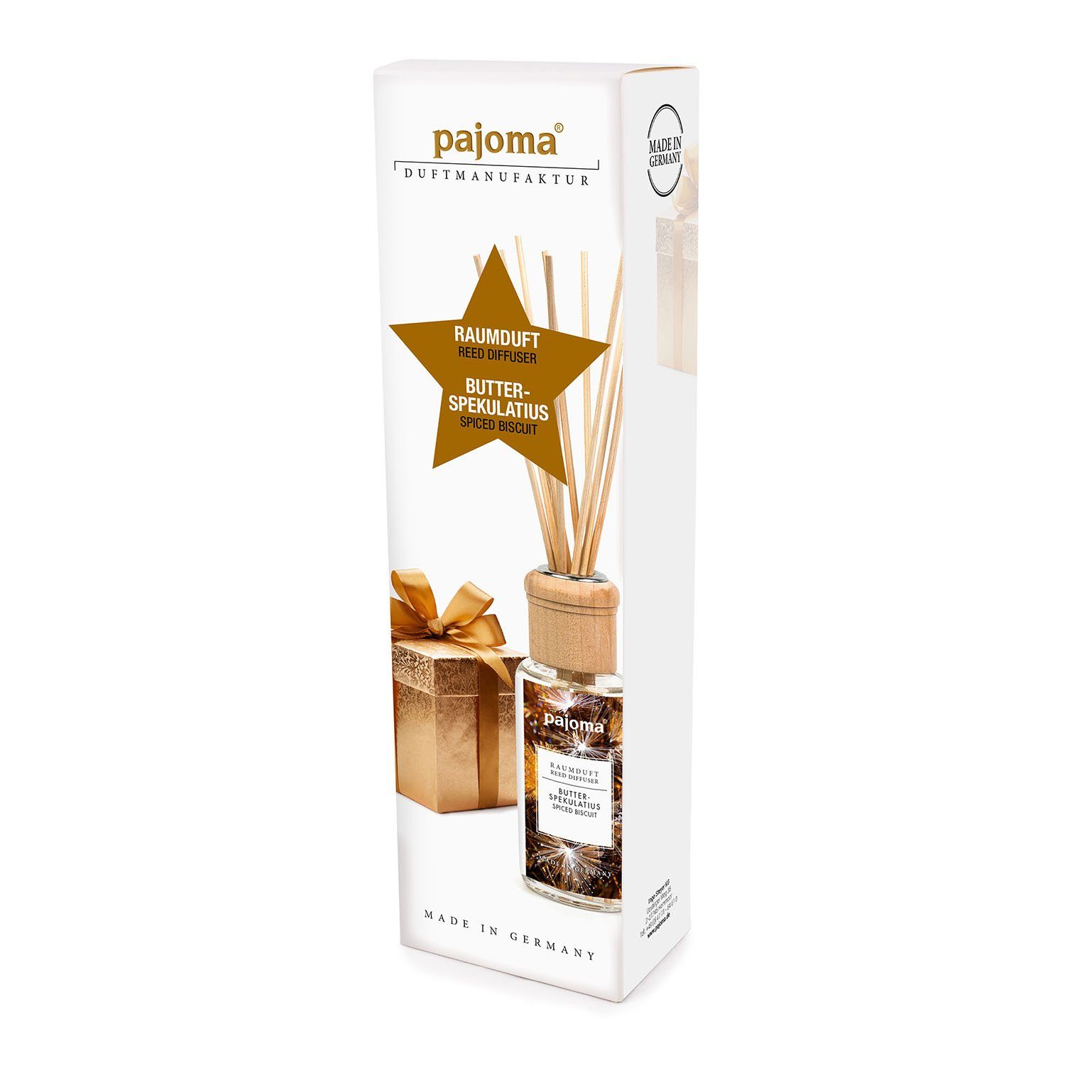 pajoma® Raumduft 100 ml Butterspekulatius, Lufterfrischer in Geschenkverpackung
