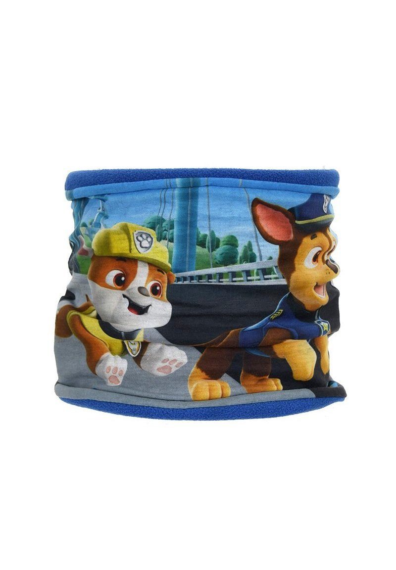 PAW PATROL Loop Chase, Rubble Kinder Jungen Winter-Schal Schlauch-Schal, Blau