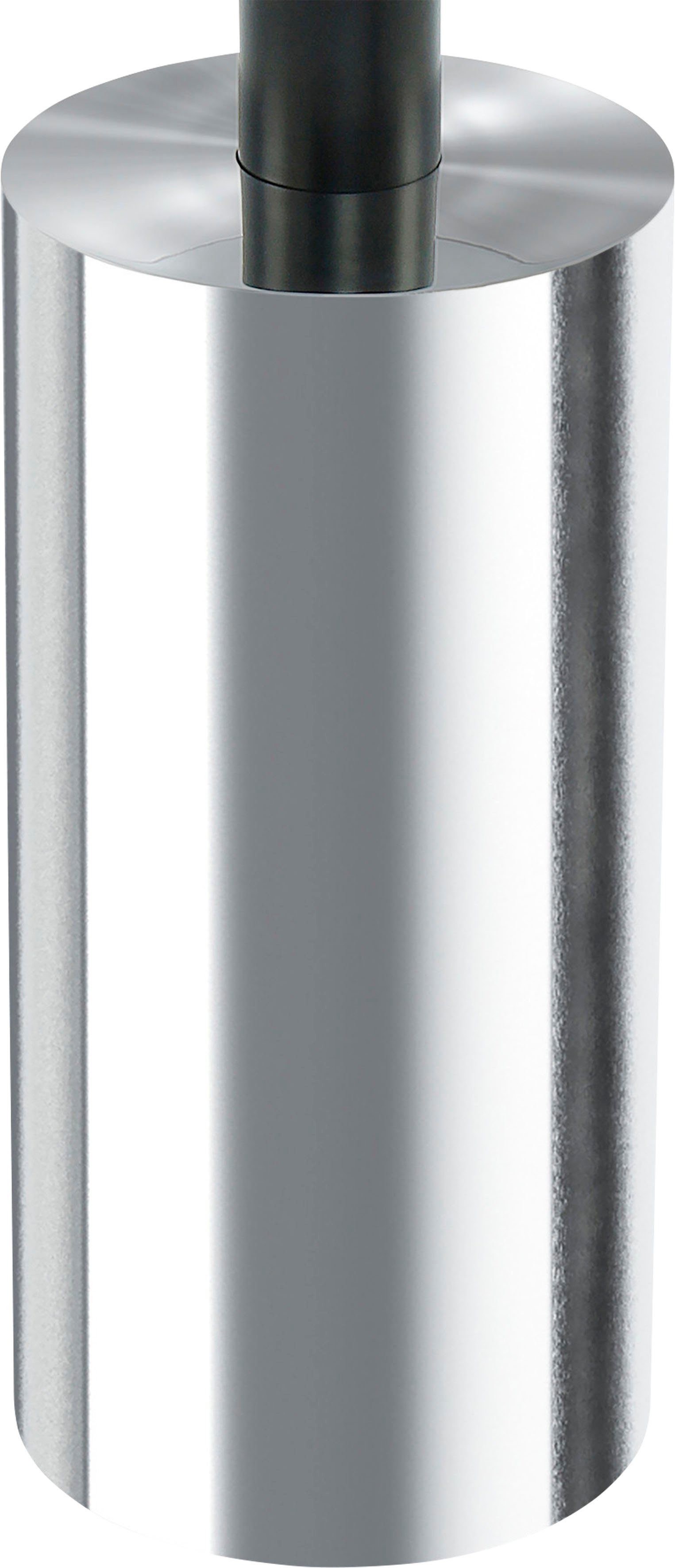 Kayoom Beistelltisch Beistelltisch Rosanna Runde 525, zeitlose Ø Sockel: silber 15 Design, edles | Farben, grau cm Tischplatte