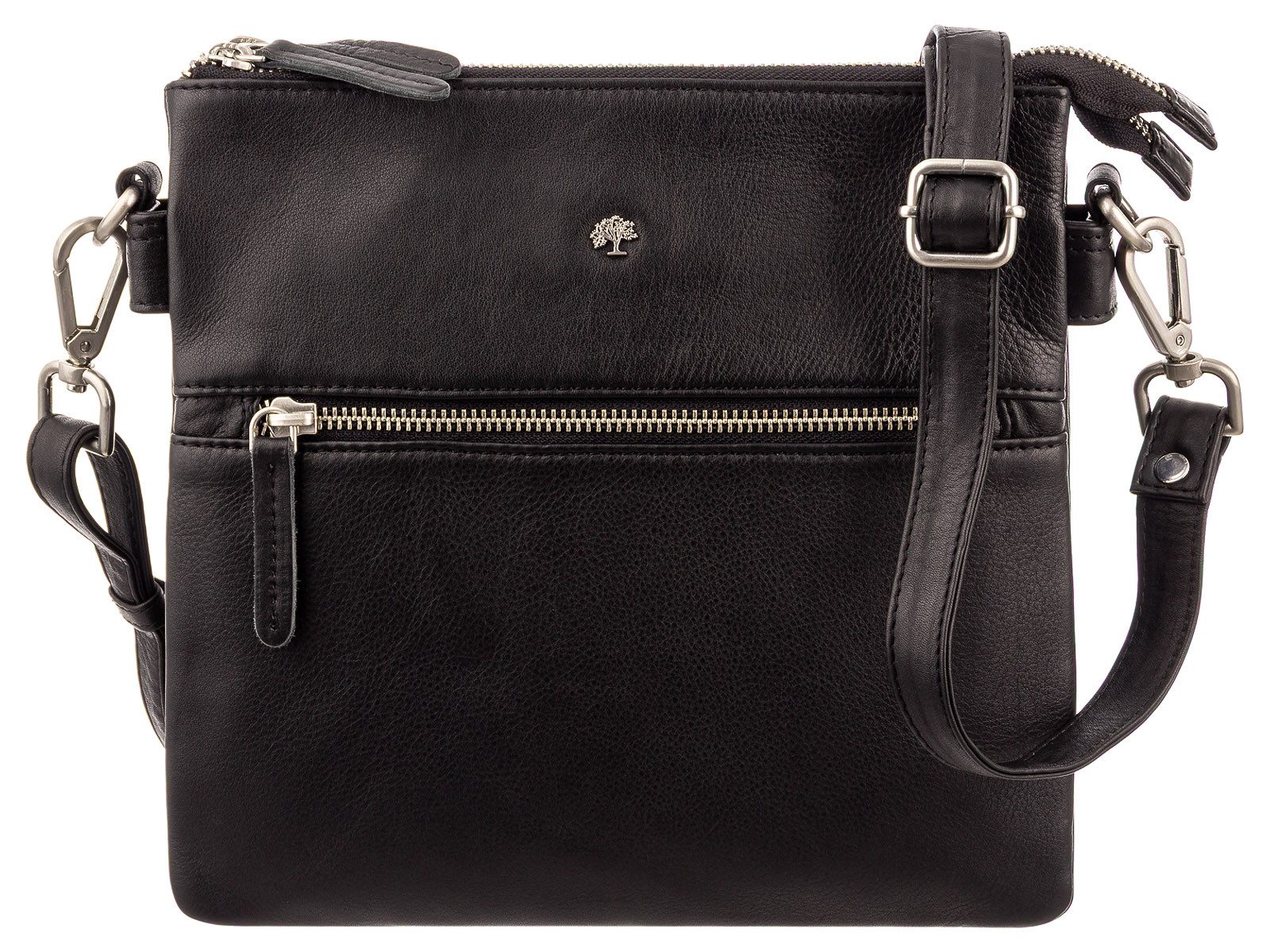 Prato Umhängetasche Umhängetasche J168 N Handtasche (Stück, 1-tlg., 1), Rindleder
