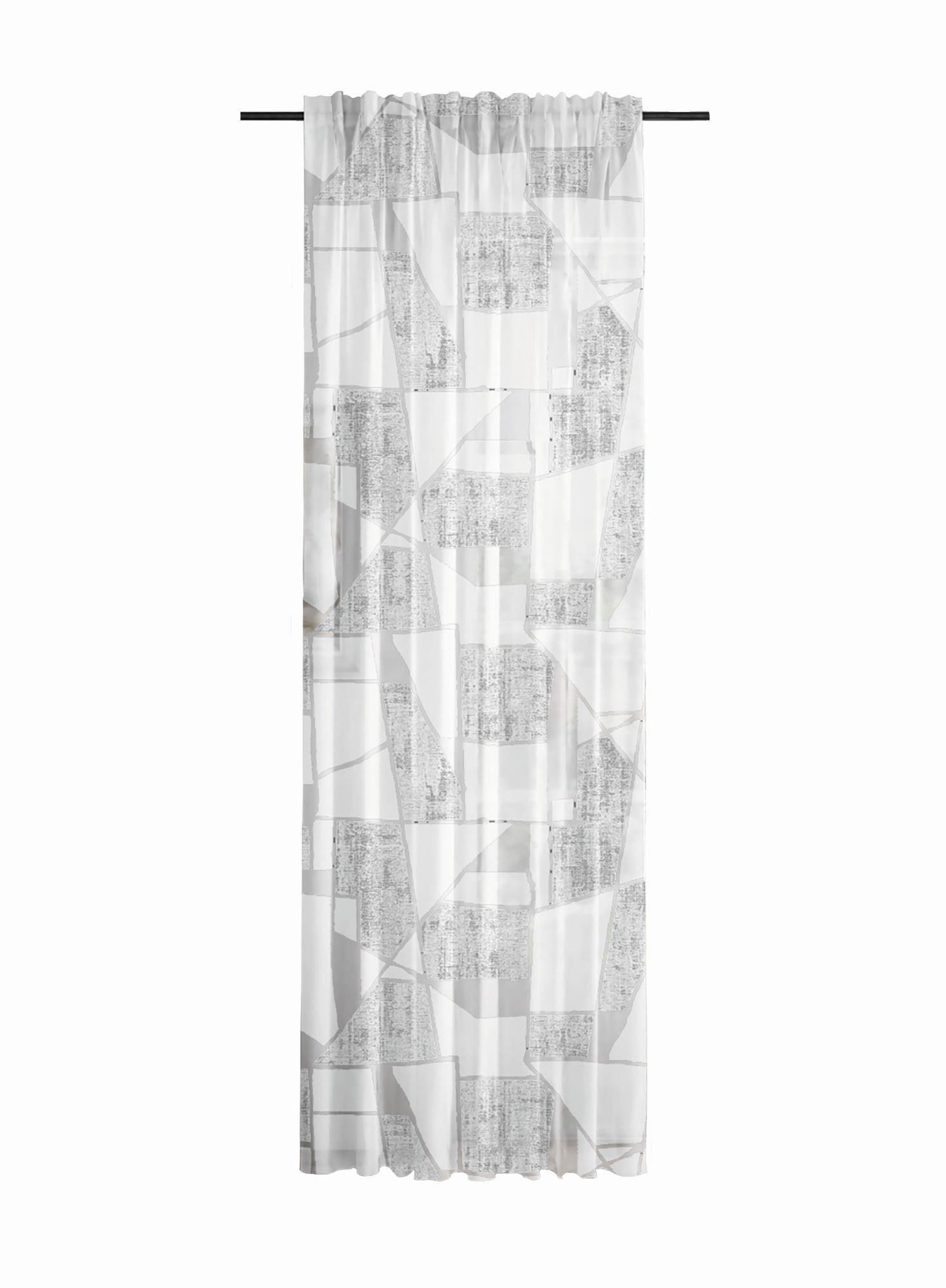 Gözze Vorhang Ambiente Trendlife Ted Vorhang verdeckte Schlaufe STEIN 140X245CM