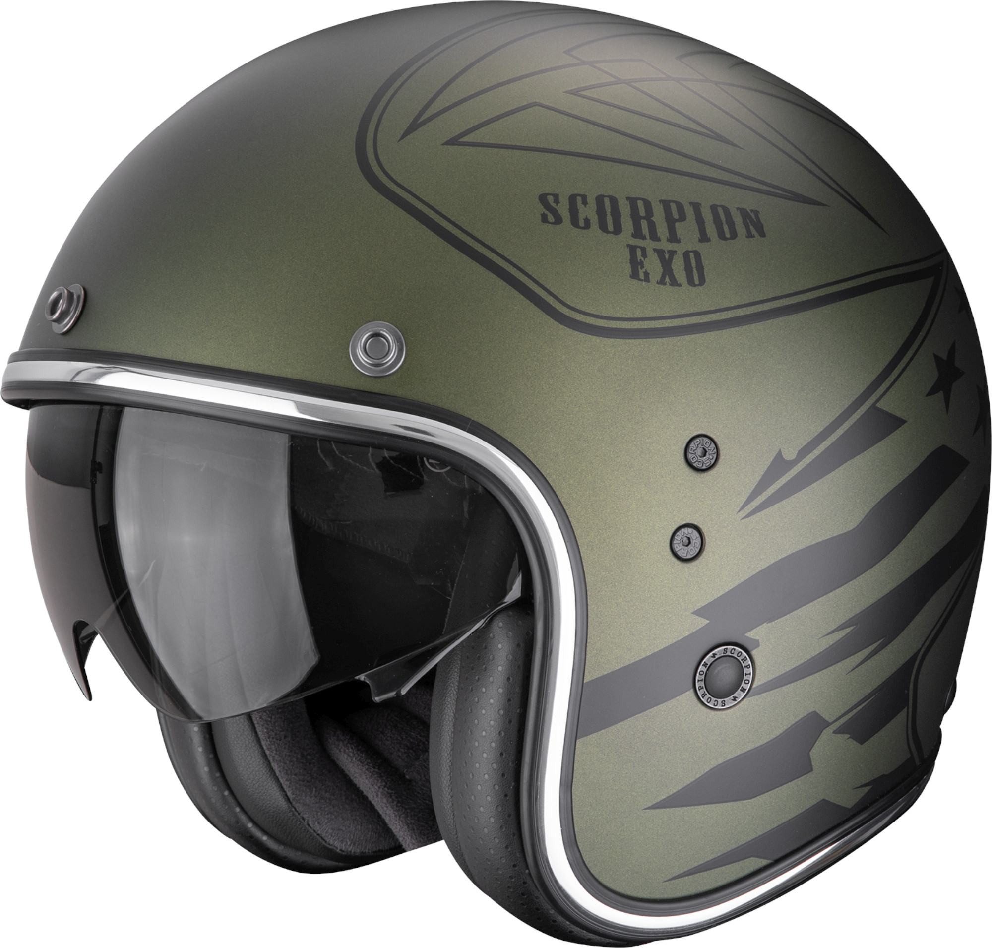Scorpion Exo Motorradhelm Belfast Evo Dawg Jethelm, Vorbereitet Für Kommunikationssystem,geeignet Brillenträger,integ