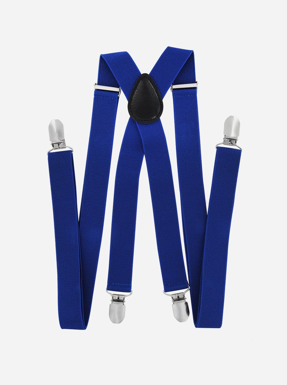 axy Hosenträger Herren Hosenträger mit Fliege Set (2-St., 2er Set) 4 Stabile Clips X-Form 2,5cm Breit verstellbar und elastisch