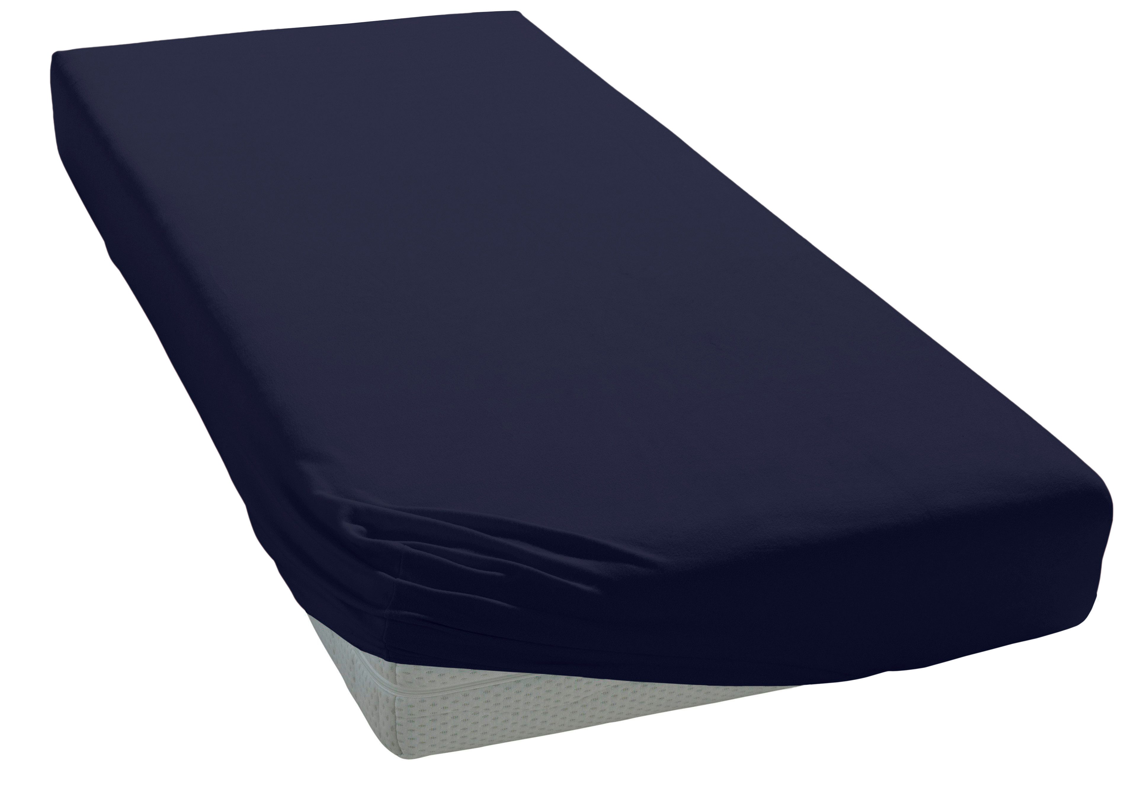 OTTO home Spannbettlaken BLACKBERRY, Jersey, Gummizug: rundum, (1 Stück), 1 günstig online kaufen