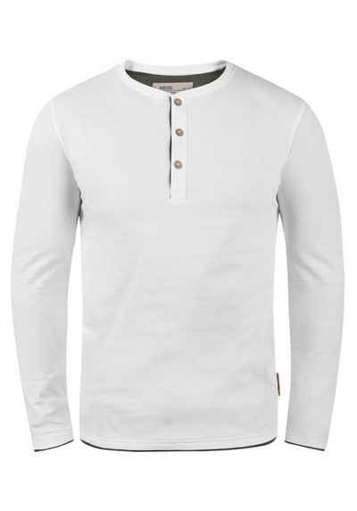 Indicode Rundhalsshirt IDGifford Longsleeve mit Knopfleiste