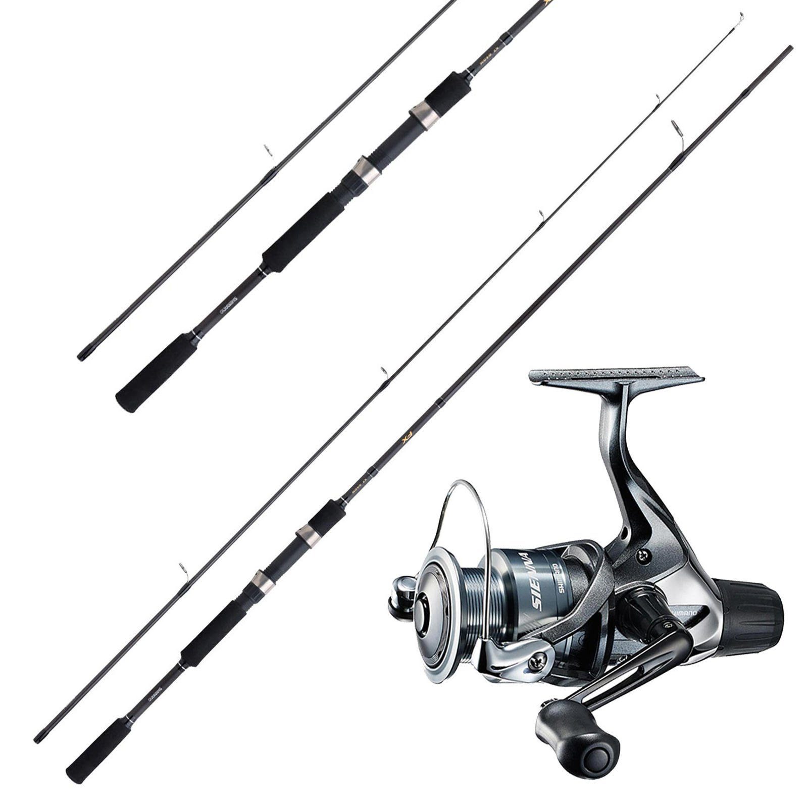 Shimano Spinnrute, Shimano Rolle Sienna & Shimano Rute 2,40m 10-30g Forelle  + Barsch Combo Angelset Angelcombo online kaufen | OTTO