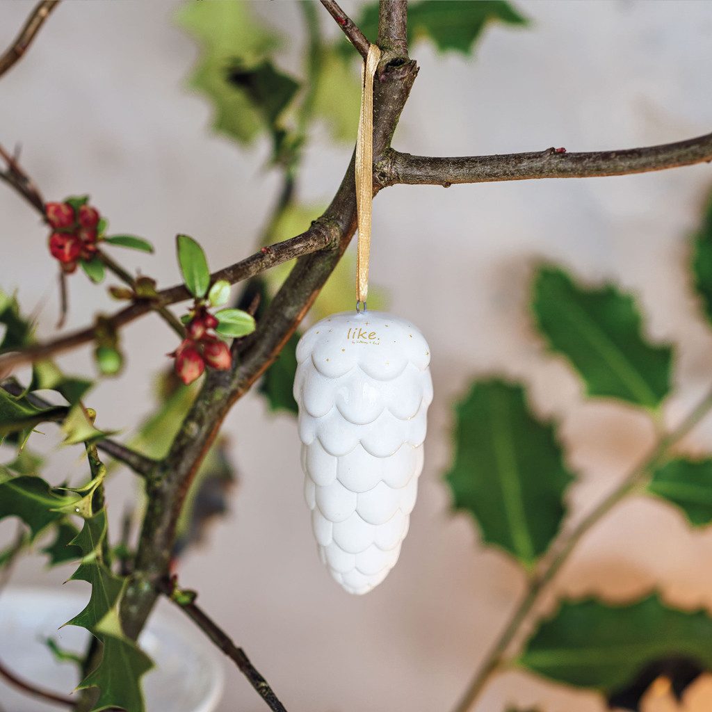 like. by Villeroy & Boch Dekofigur Winter Glow Ornament 4 x 6 cm (1 St)