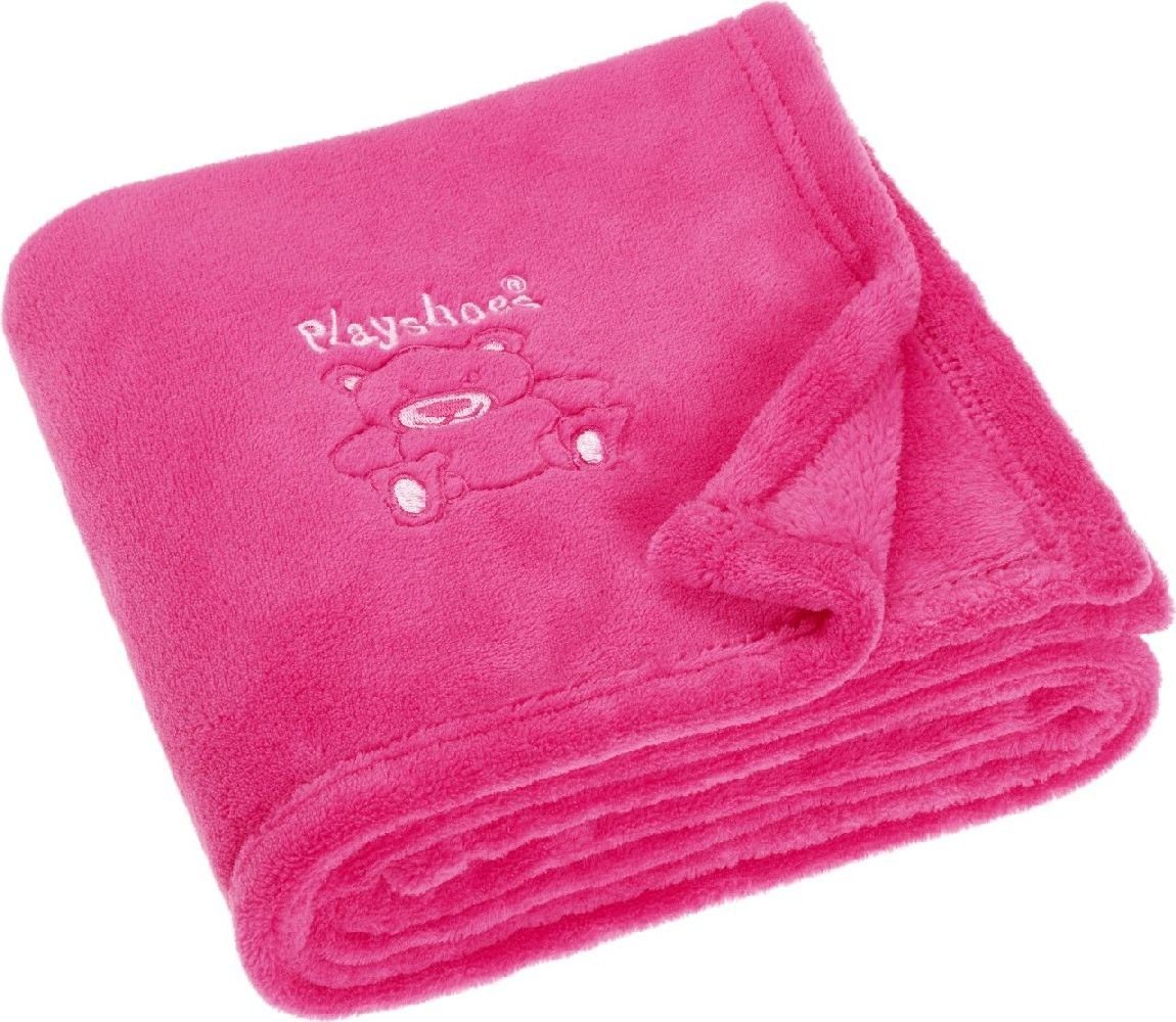 Wohndecke Fleece-Decke Playshoes Bär,