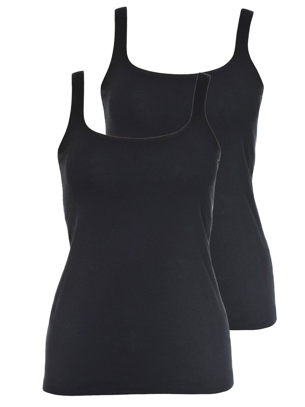 Achselhemd 2er Pack Damen Achseltop Happyday