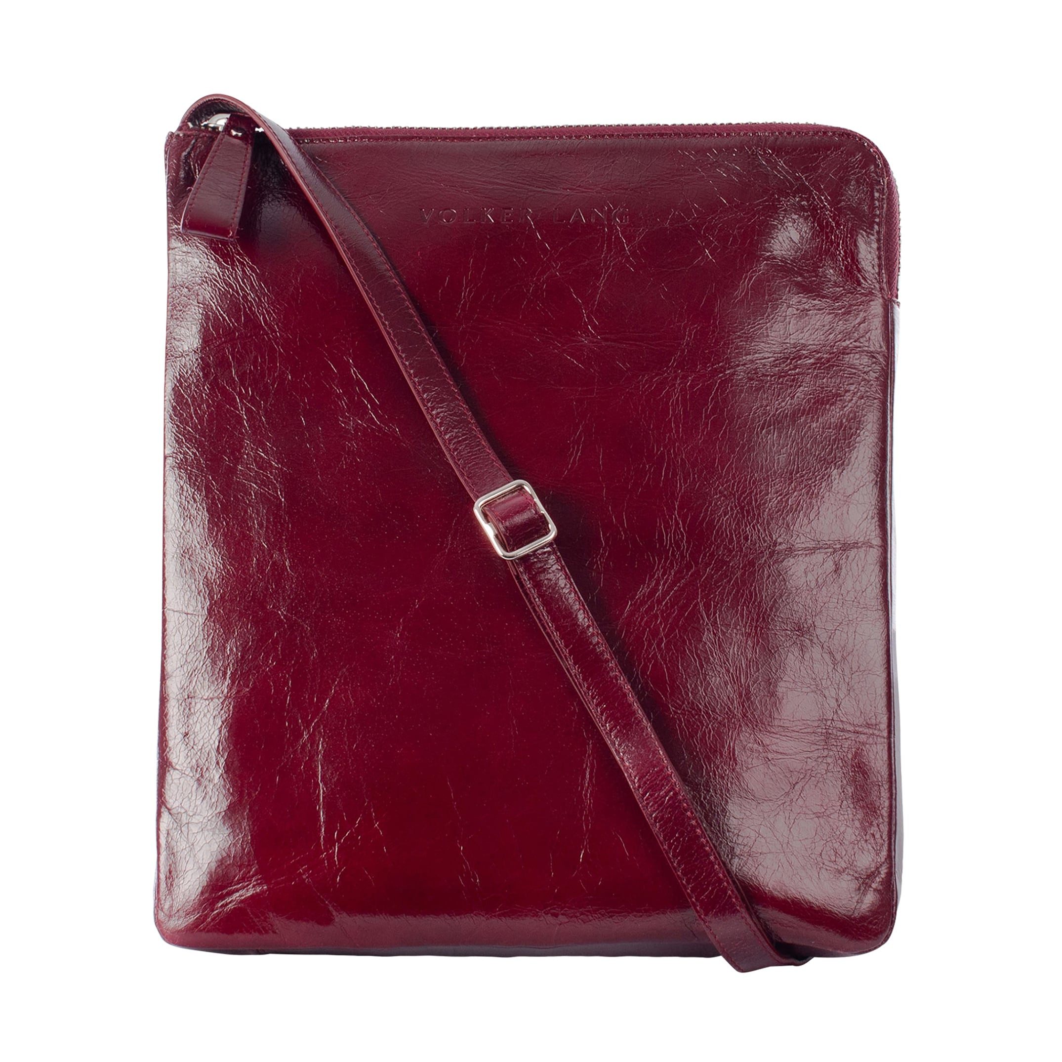 VOLKER LANG Umhängetasche Handlich. Außergewöhnlich. Schlicht. Oder: Klar und unverfälscht.