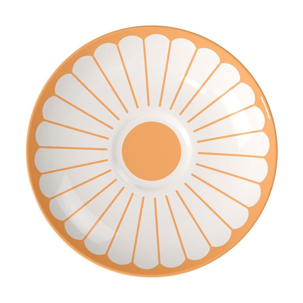 Villeroy & Boch Untertasse Kaffee-Untertasse 15 cm Fleur soleil, (1 St), Kaffee-Untertasse, Ø14,8cm, Premium Porcelain, gelb