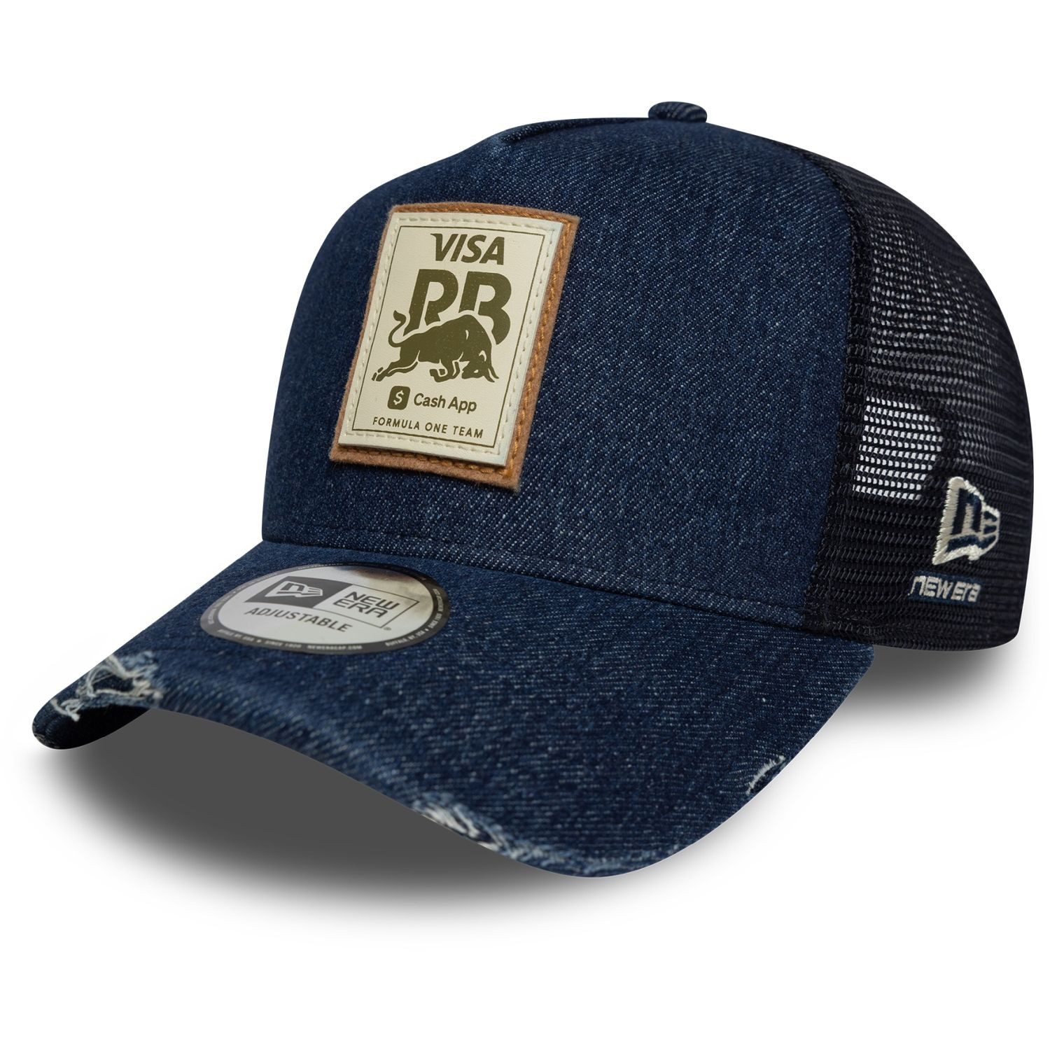 New Era Trucker Cap AFrame Trucker VISA CASH Racing Bulls denim
