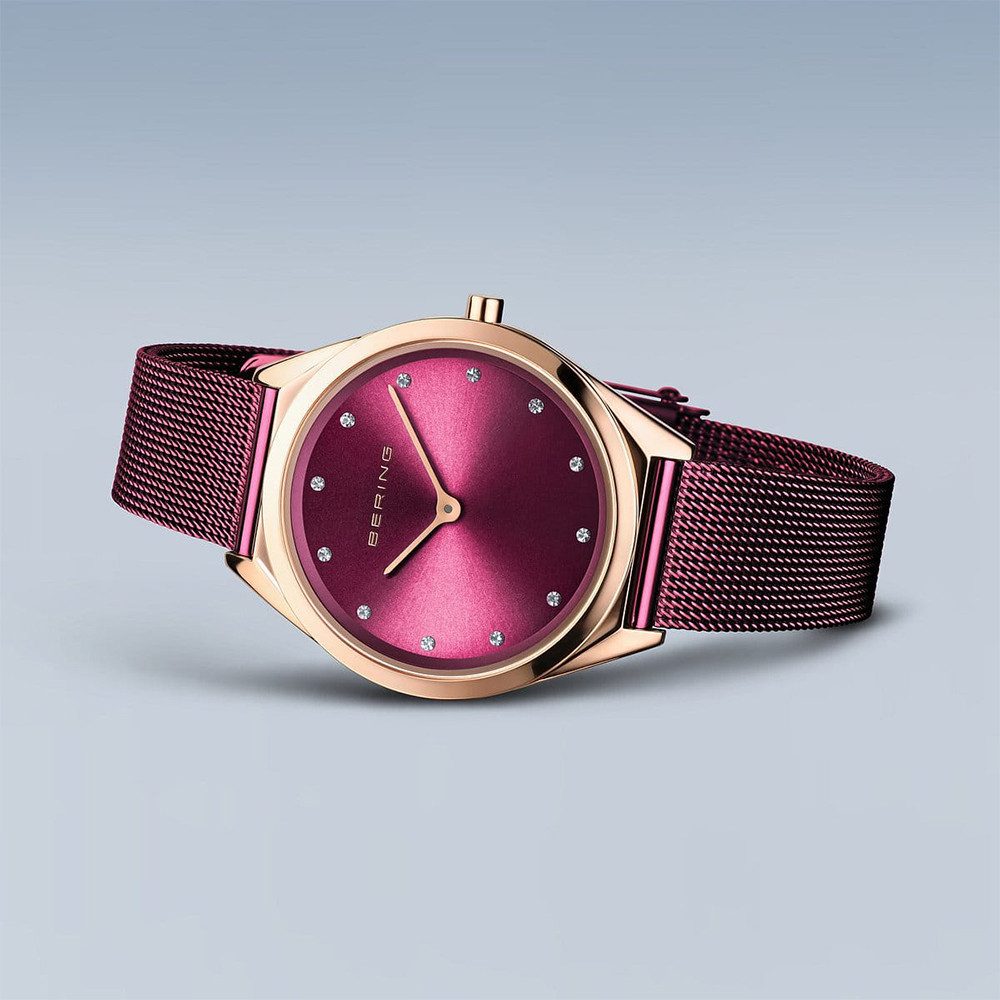 Bering Quarzuhr Bering Ultra Slim roségold glänzend 17031-969 17031-969, Hochwertiges Produkt mit zeitlosem Design, sorgfältiger Verarbeitung