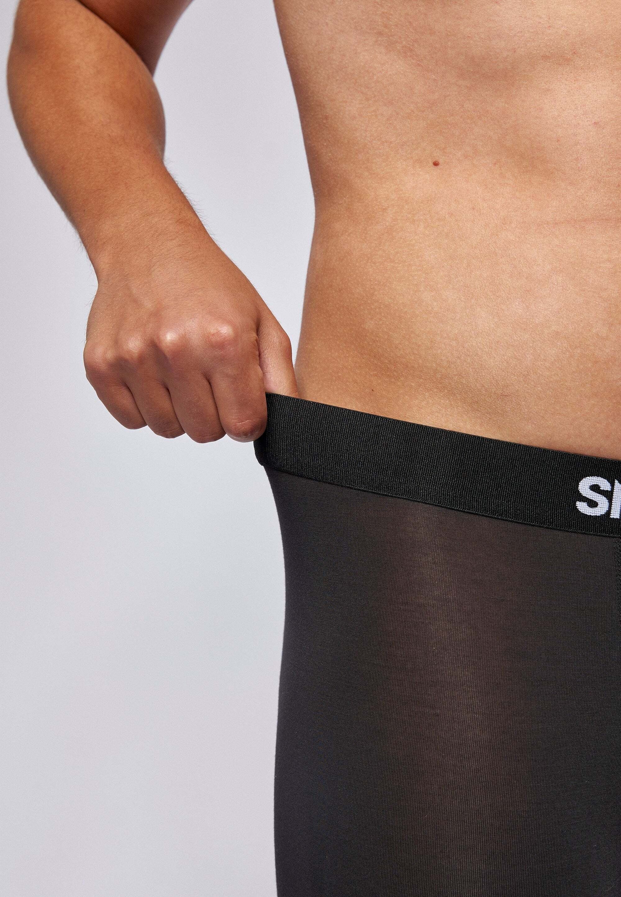 (3-St) Boxershorts SNOCKS tragen aus 95% besonders Modal, zu Lenzing und angenehm weich Schwarz