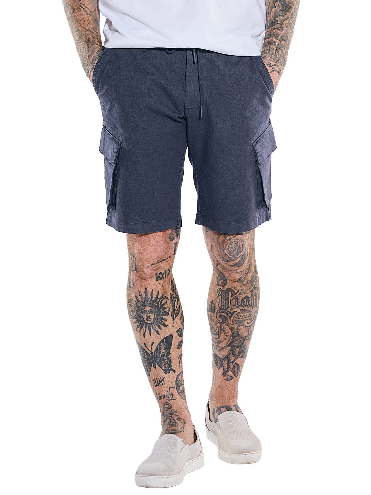 emilio adani Cargobermudas Herren Bermuda, Marineblau