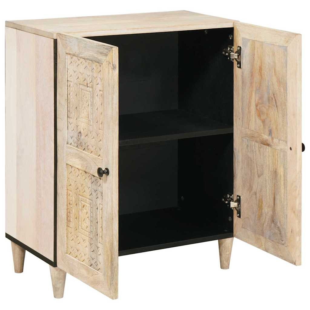 vidaXL Schranksystem Sideboard Weiß 60 x 33 x 75 cm massives holz (1-St)