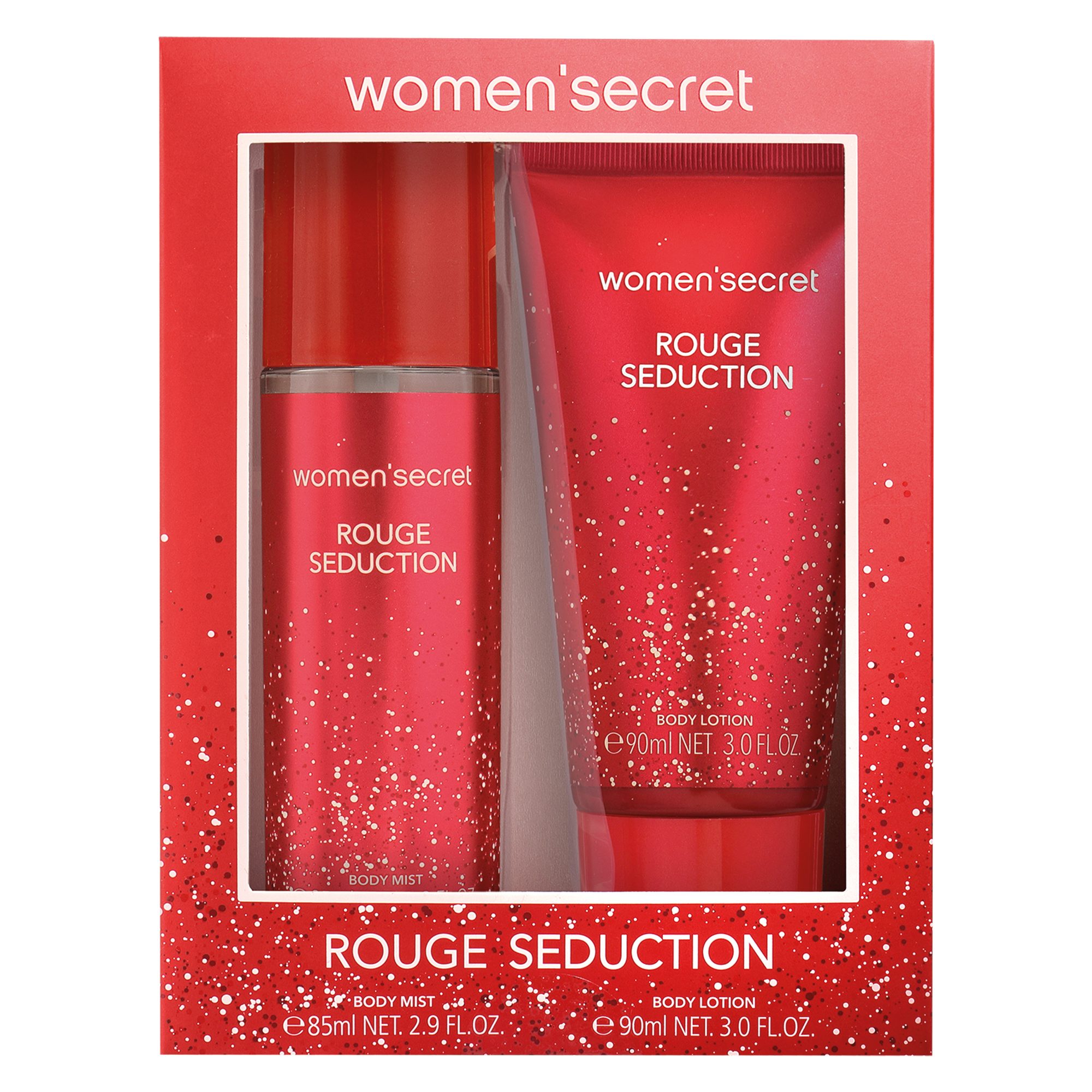 women'secret Duft-Set Rouge Seduction, 2-tlg., Körperspray und Bodylotion