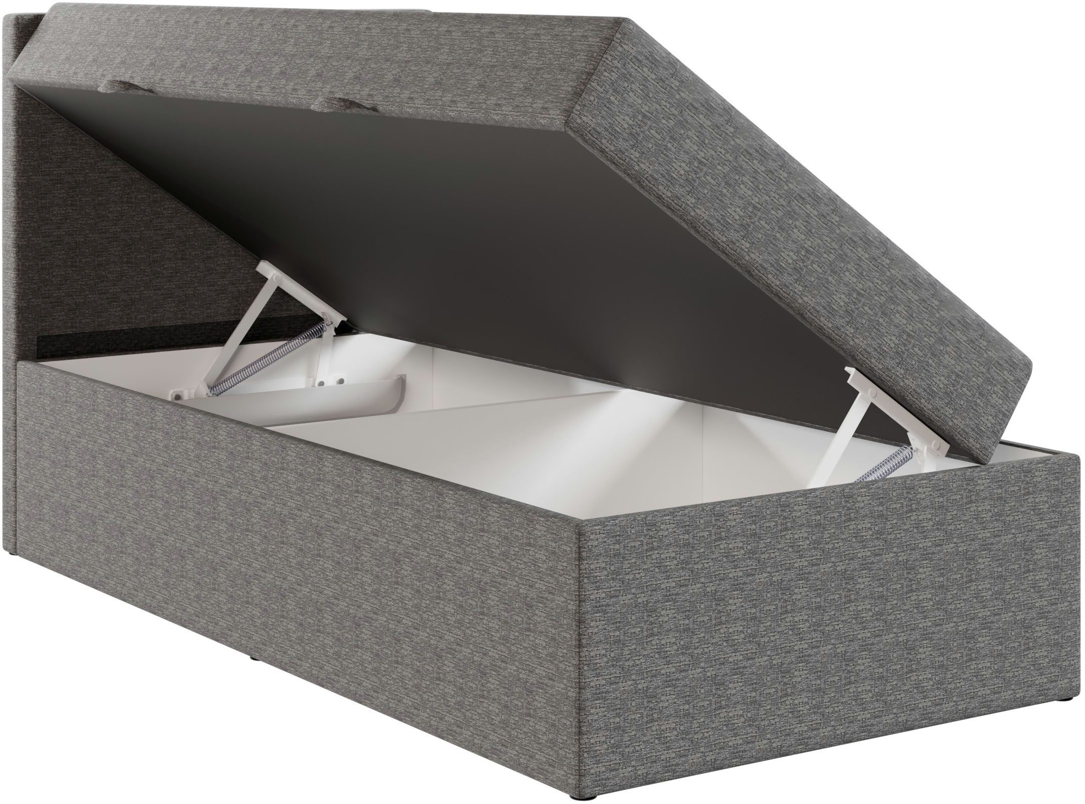 FORTE Einzelbett LUNO inkl. Bettkasten, Breite: 100cm