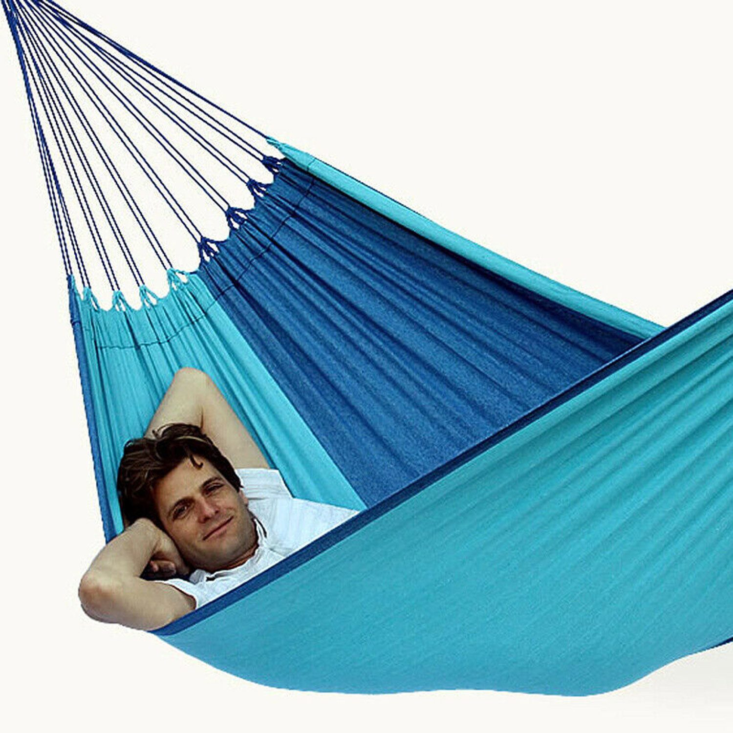 Bahia Hängematte Single Hängematte Ocean and Sky L - fair trade Tuchhängematte