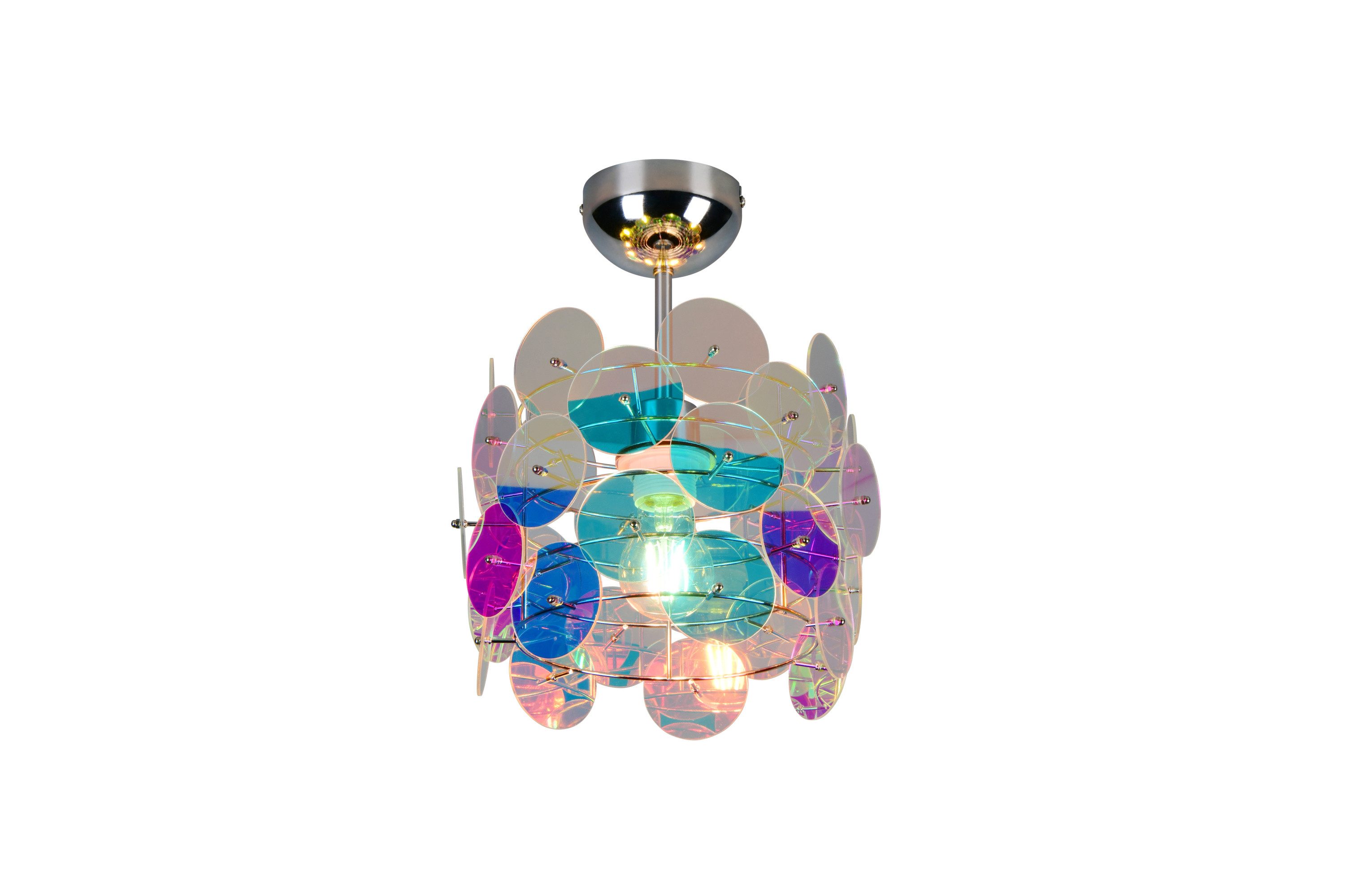 Reality Leuchten Deckenleuchte Reality Leuchten Deckenleuchte IRIDE DH 25x33 cm bunt Deckenlampe