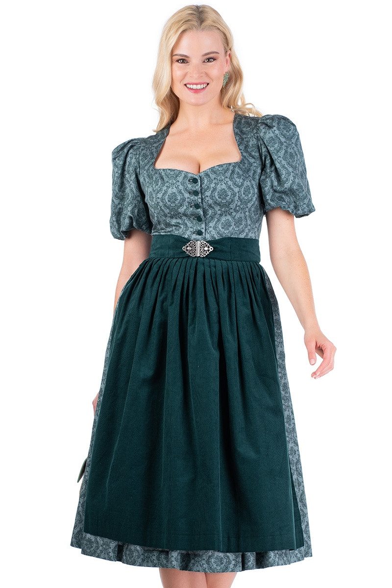 Berwin & Wolff Dirndl Midi Dirndl 2tlg. - ISALIE - tannengrün günstig online kaufen